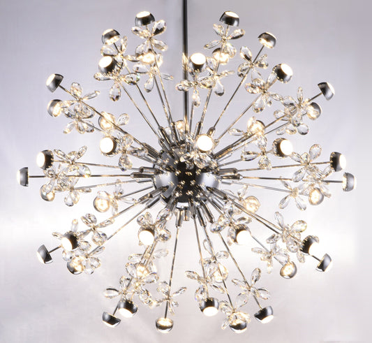 88-Light LED Crystal Sputnik Chandelier