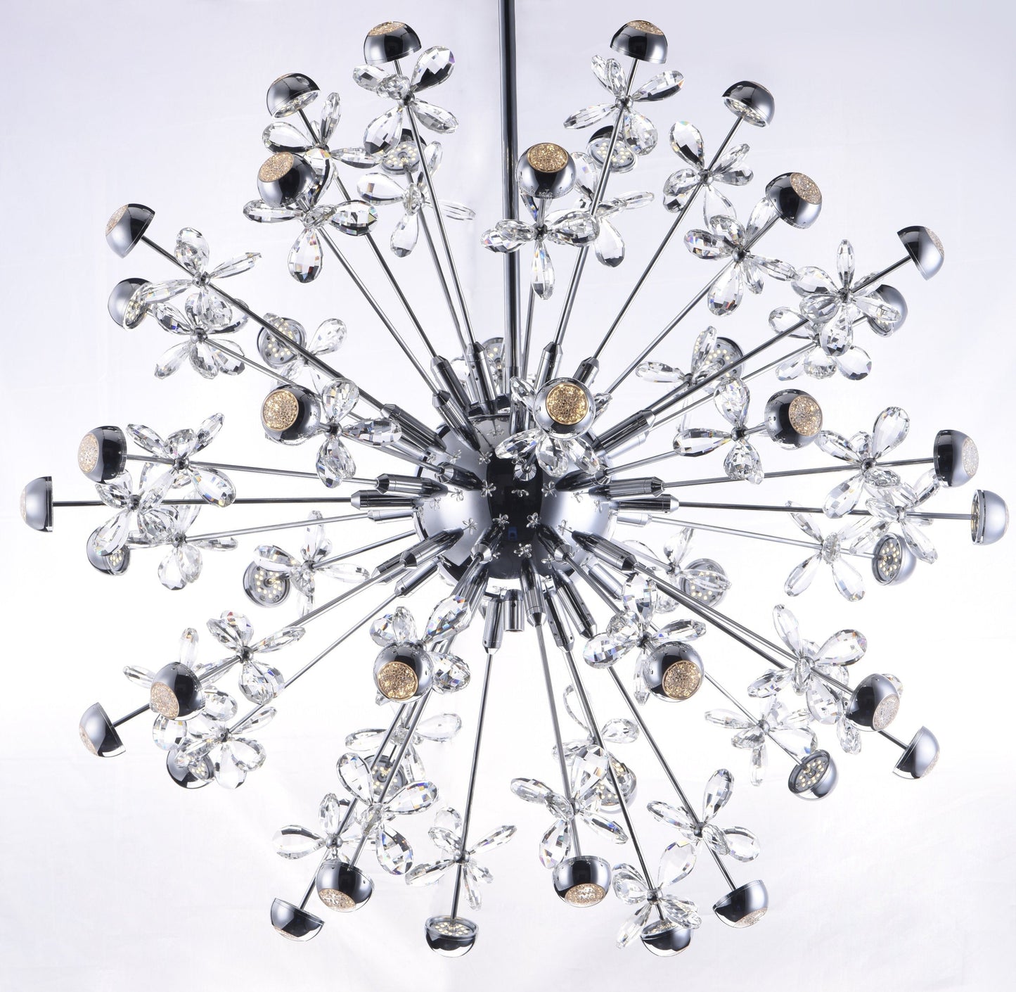 88-Light LED Crystal Sputnik Chandelier