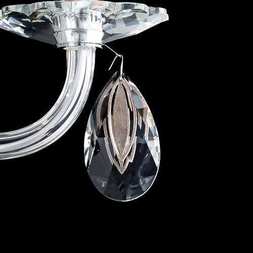 Sarella Waterfall Crystal Chandelier – Stainless Steel