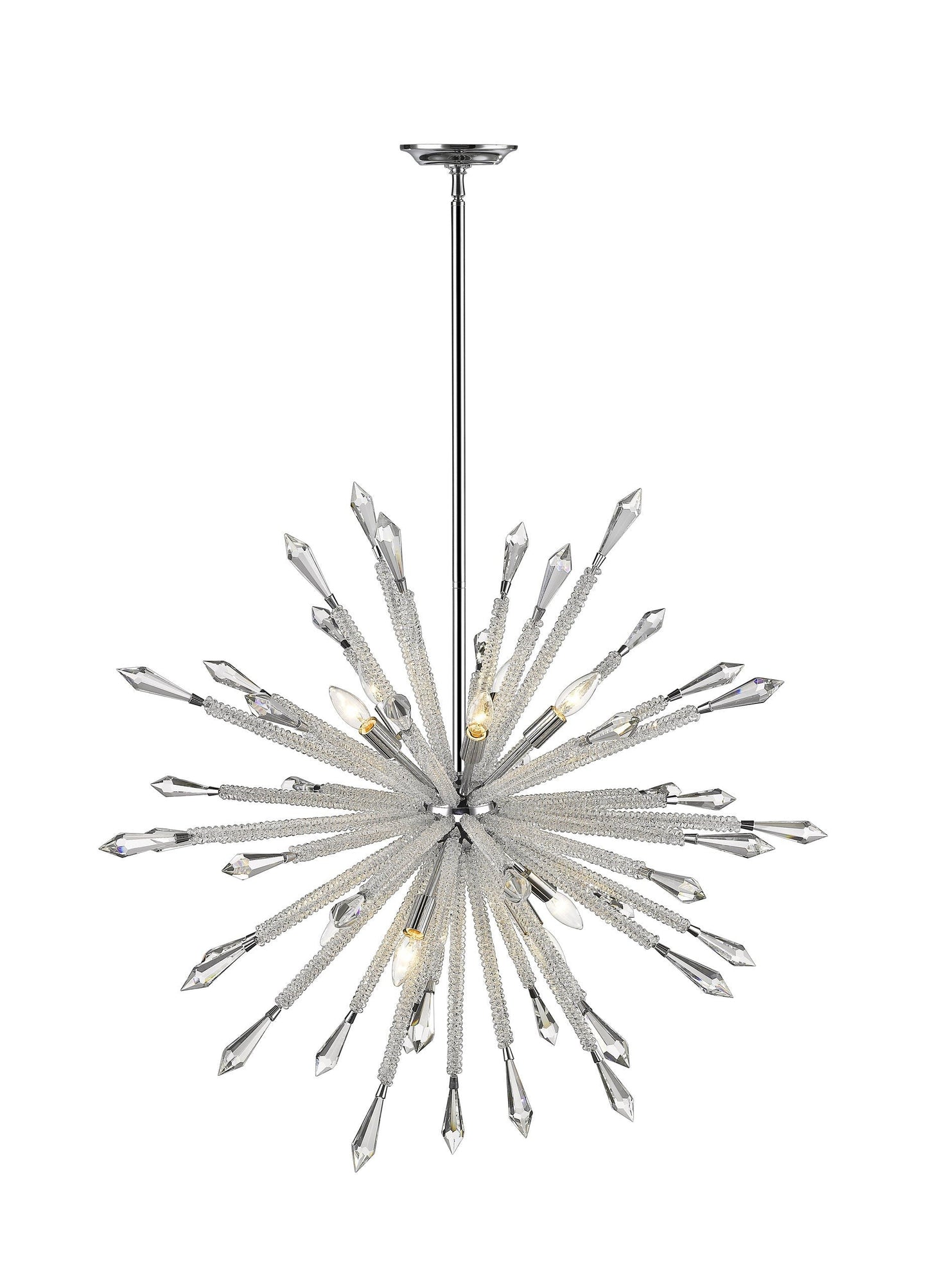 Ten-Light Fireworks Cascade Chandelier