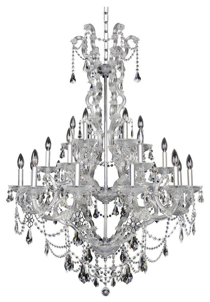 Brahms 24-Light Grand Crystal Chandelier