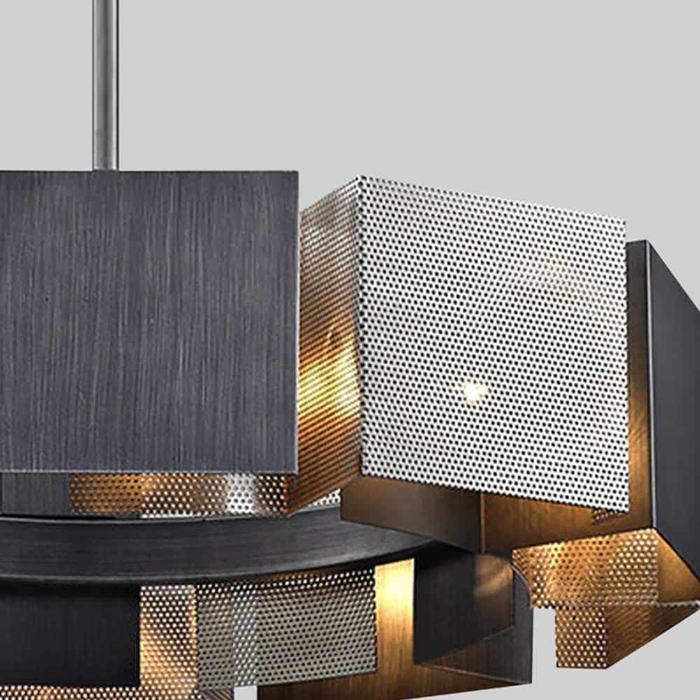 Stainless Steel Minimalist Ring LED Chandelier