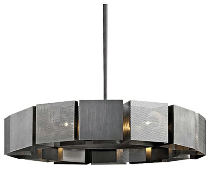 Stainless Steel Minimalist Ring LED Chandelier