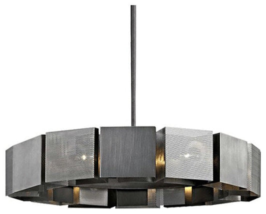 Stainless Steel Minimalist Ring LED Chandelier